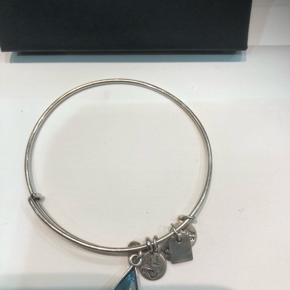 Alex And Ani Bangle Blue Stone - Picture 3 of 4